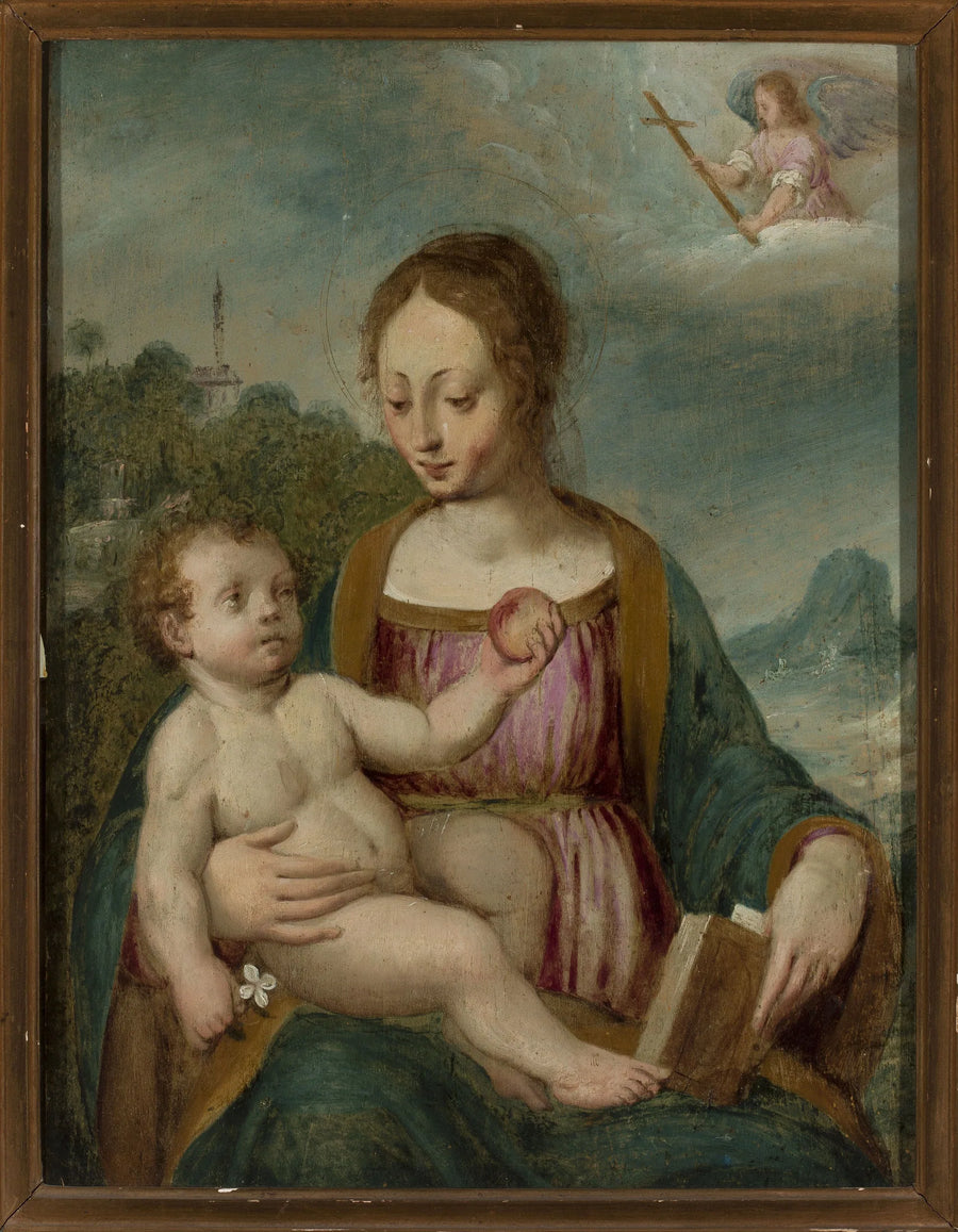 Virgen María con el Niño Jesús - Bernardino Luini
