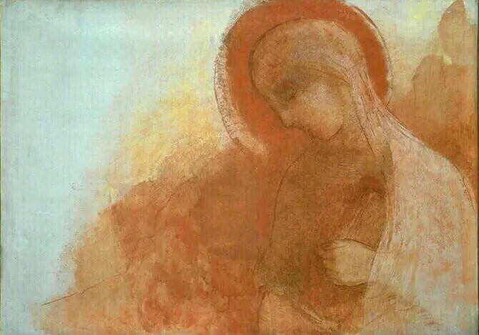 Virgen - Odilon Redon