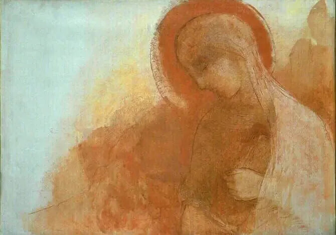Virgen - Odilon Redon