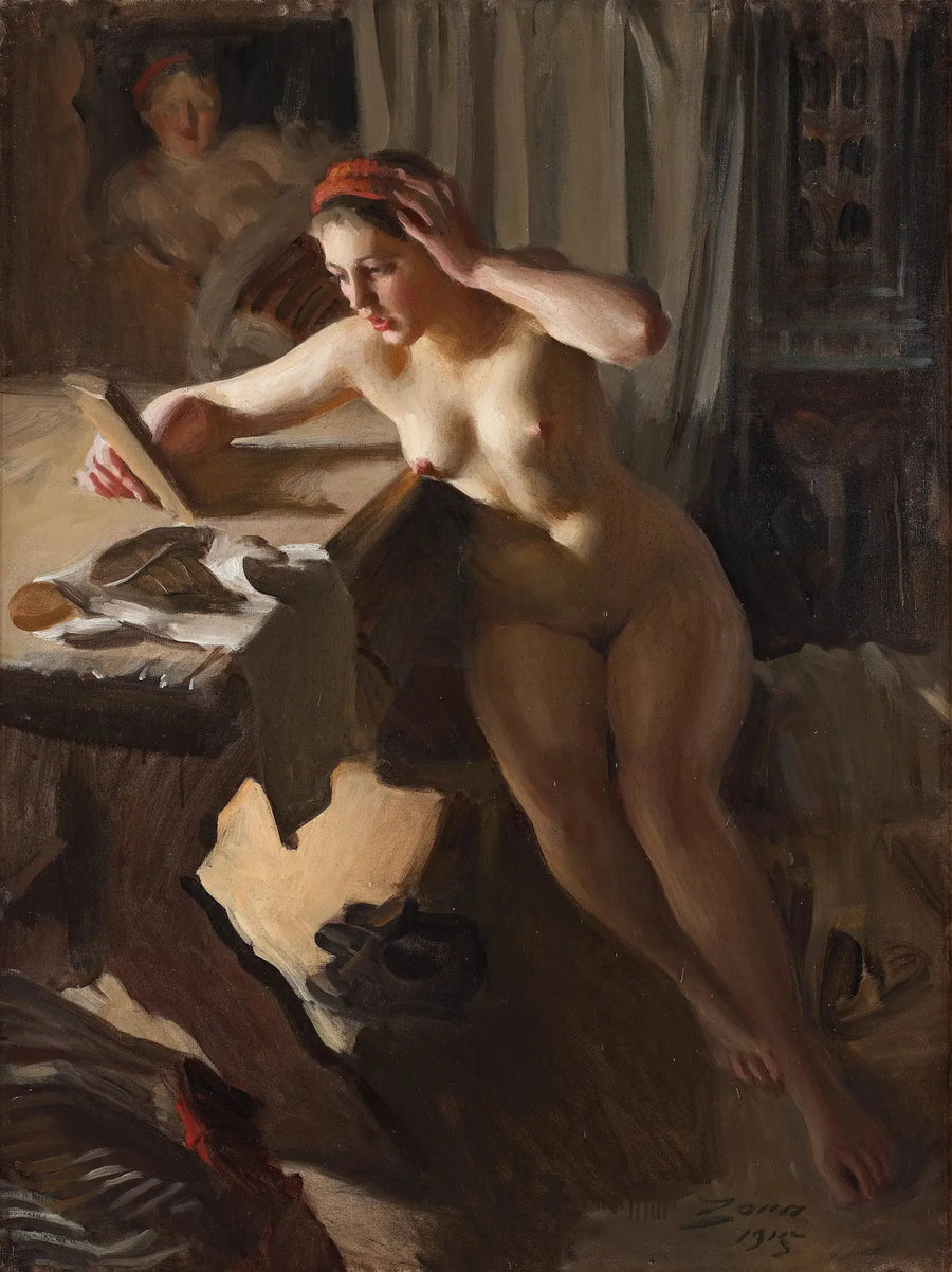 Espejo antiguo - Anders Zorn