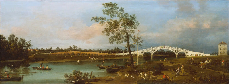 Viejo puente de Walton - Canaletto