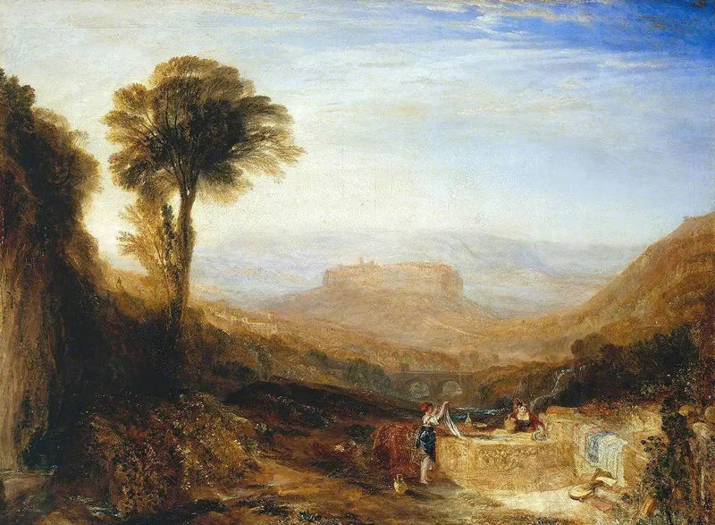 Vista de Orvieto, Pintada en Roma - J. M. W. Turner