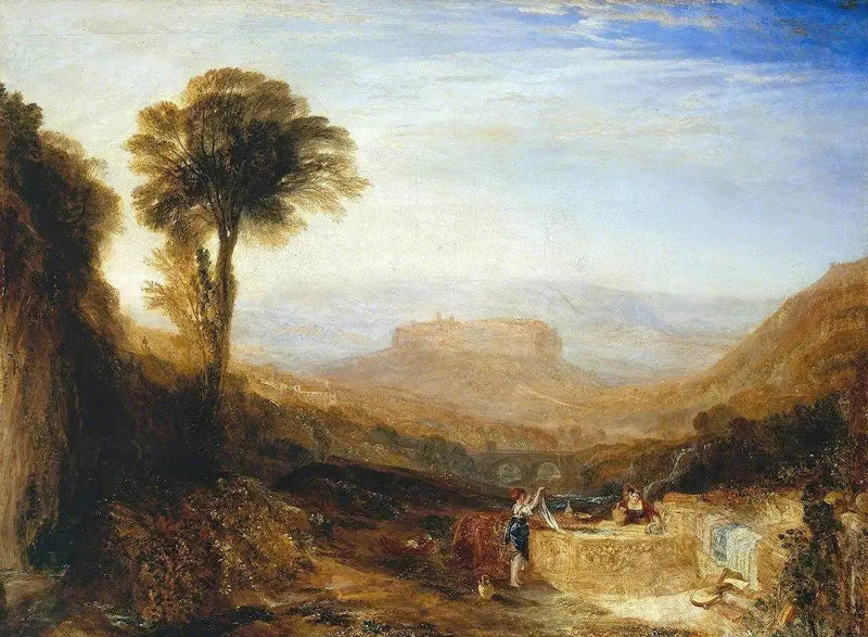 Vista de Orvieto, Pintada en Roma - J. M. W. Turner