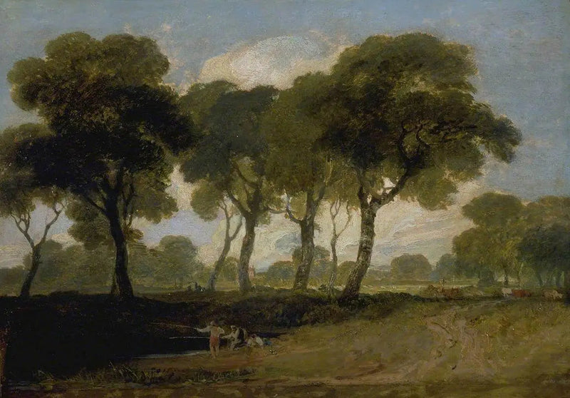Vista en Clapham Common - J. M. W. Turner