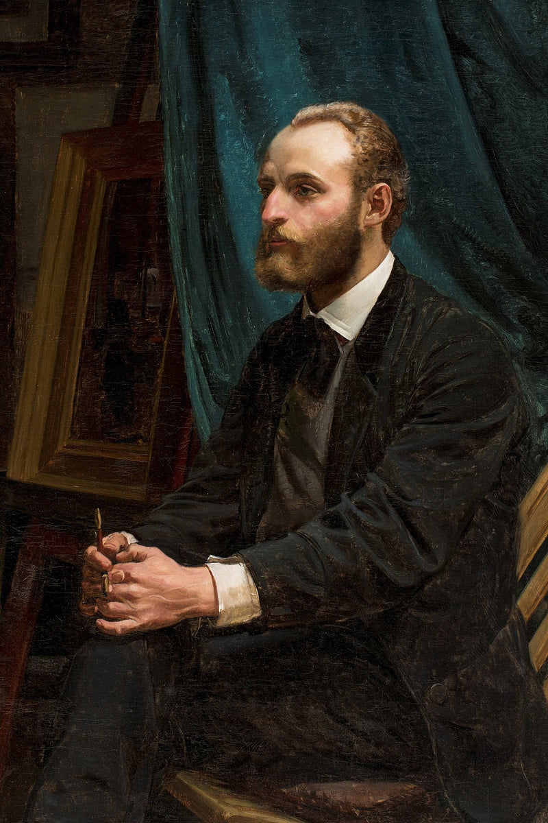 Viggo Johansen en su estudio - Michael Peter Ancher