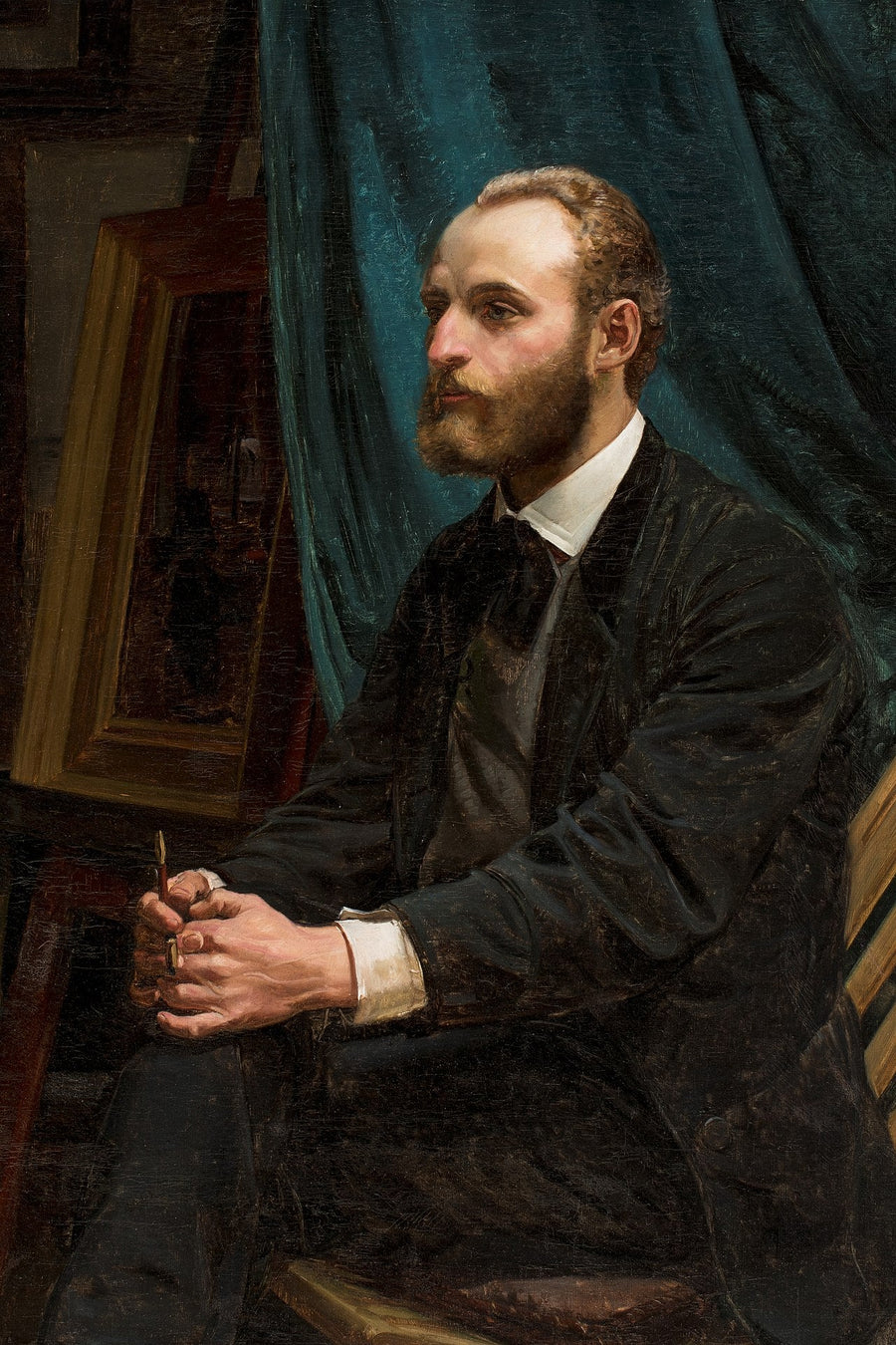 Viggo Johansen en su estudio - Michael Peter Ancher