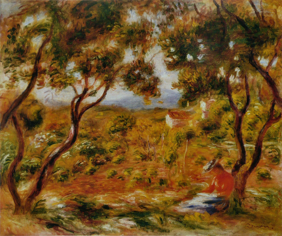 Las Vides en Cagnes - Pierre-Auguste Renoir