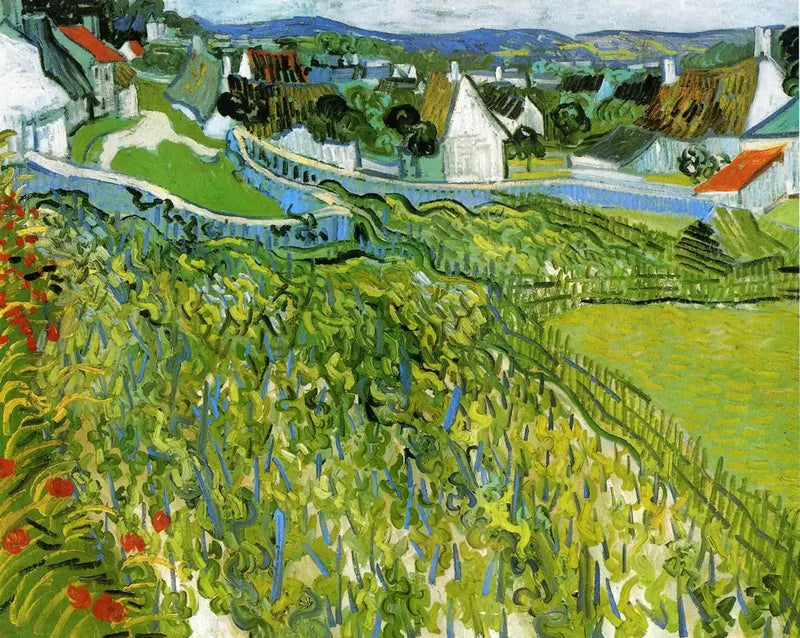 Viñedos de Auvers - Vincent van Gogh