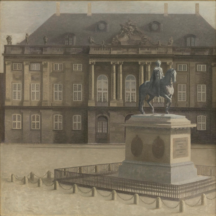 Plaza Amalienborg - Vilhelm Hammershøi