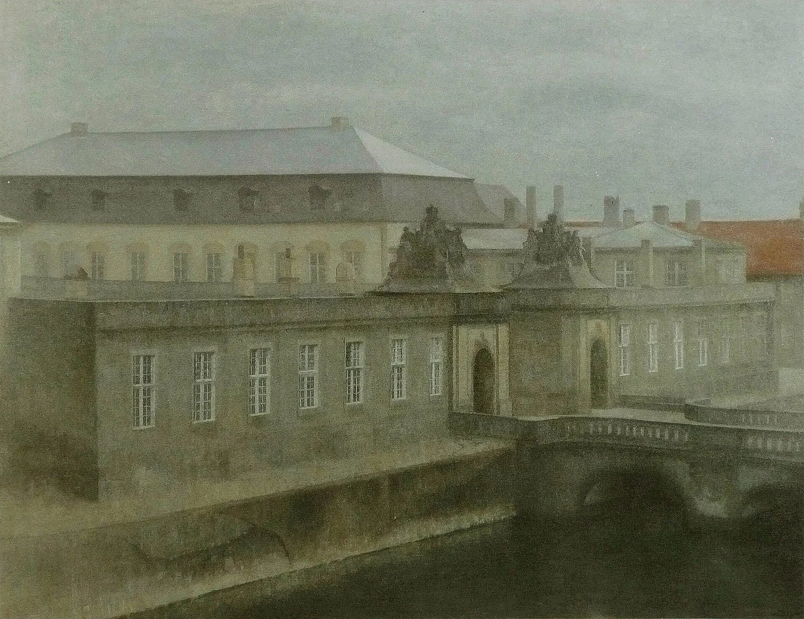 Le Vieux Christiansborg - Vilhelm Hammershøi