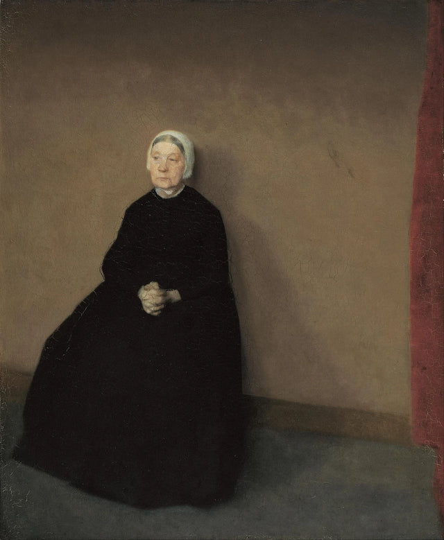 Una anciana - Vilhelm Hammershøi