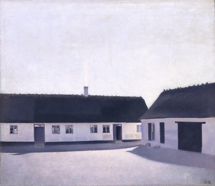Granja en Refsnæs - Vilhelm Hammershøi