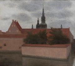 Castillo de Frederiksborg - Vilhelm Hammershøi