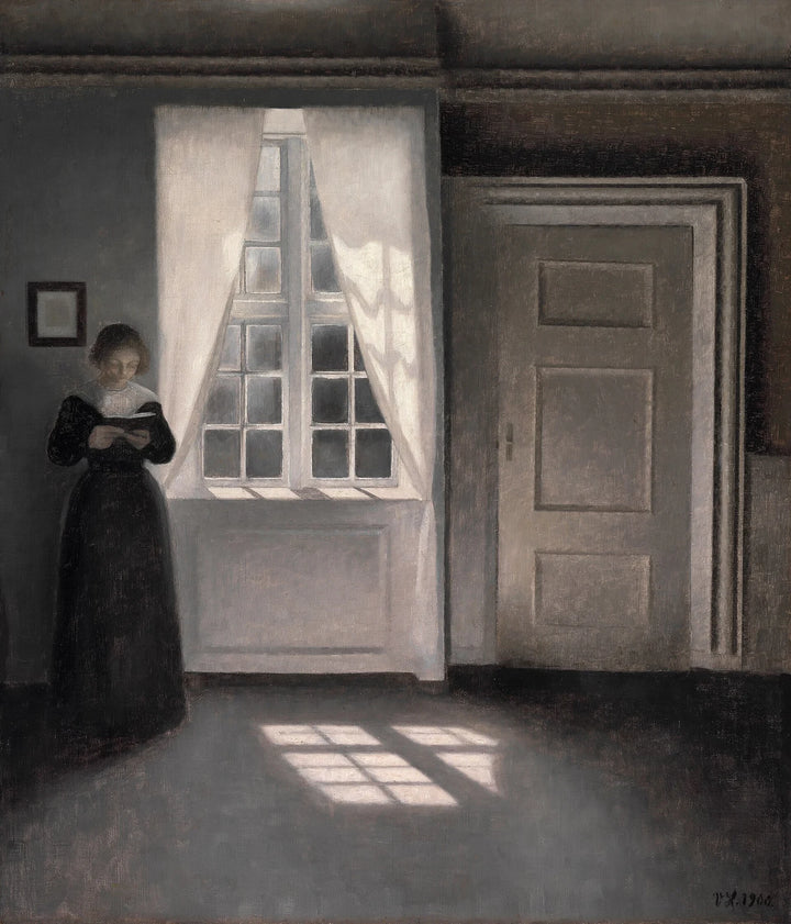 Interior de Strandgade 30, 1900 - Vilhelm Hammershøi