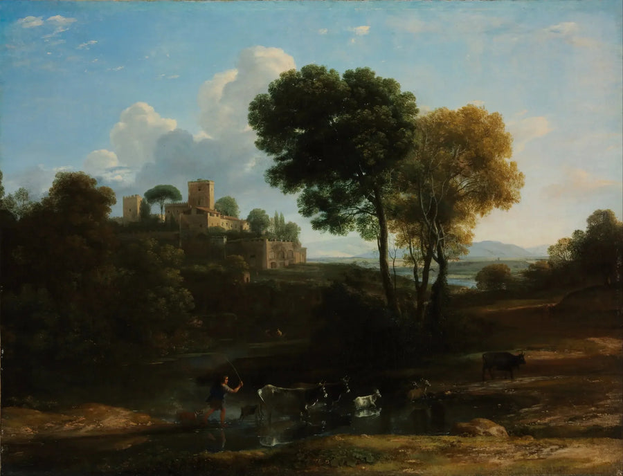 Villa en el campo romano - Claude Lorrain