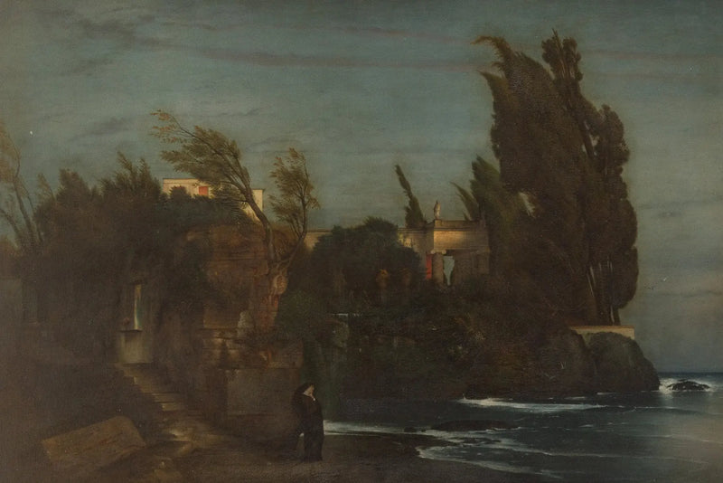 Villa junto al mar - Arnold Böcklin