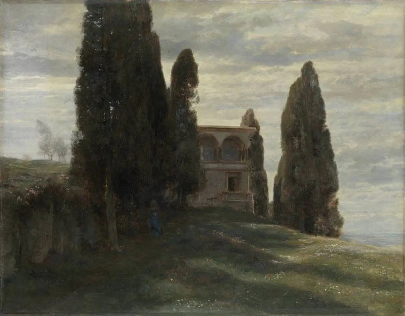 Villa italiana en primavera - Arnold Böcklin