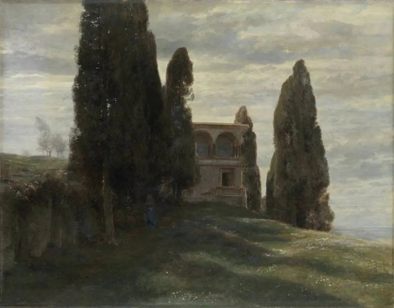 Villa italiana en primavera - Arnold Böcklin