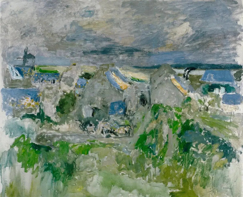 Pueblo junto al mar. Saint Jacut - Édouard Vuillard
