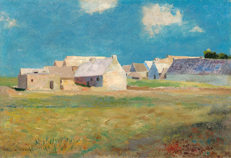 Pueblo breton - Odilon Redon