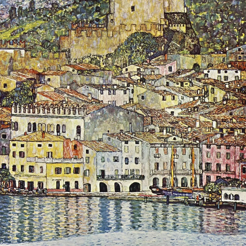 Pueblo costero - Gustav Klimt