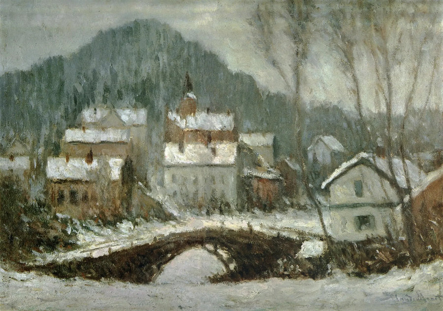 Pueblo de Sandviken - Claude Monet