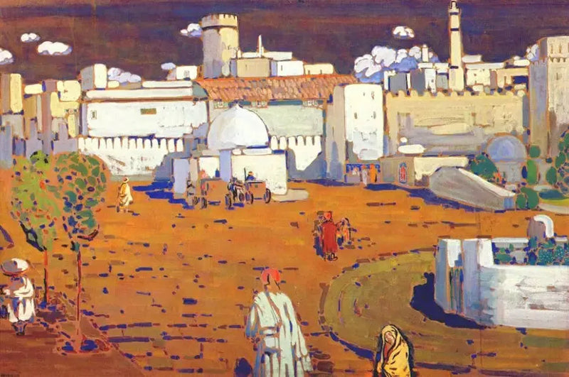 Ciudad árabe - Vassily Kandinsky