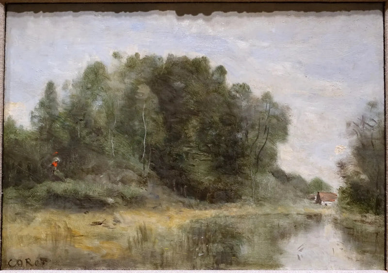Ville d'Avray - junto al estanque - Jean-Baptiste Camille Corot