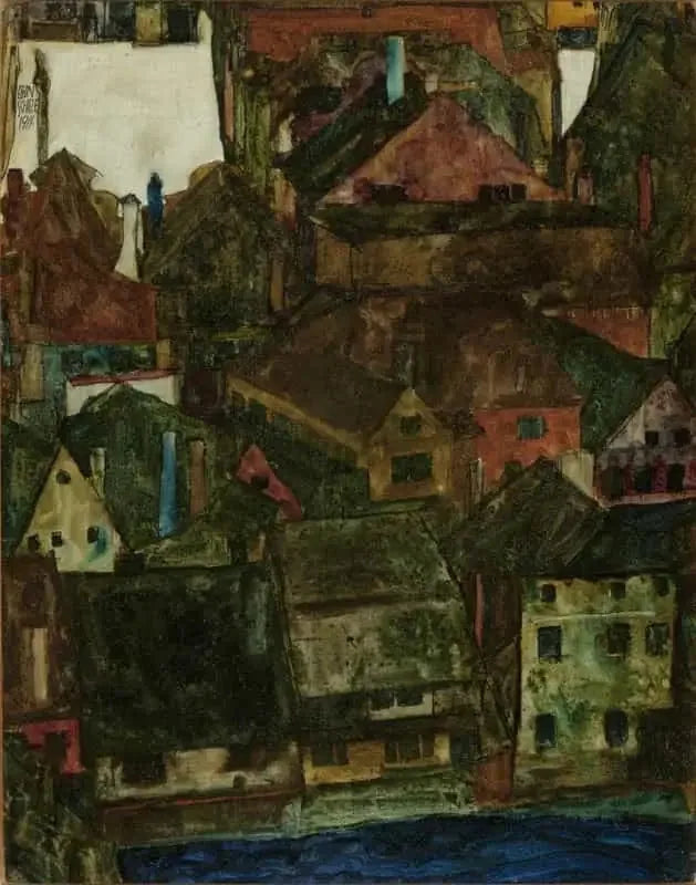 Ciudad muerta - Egon Schiele