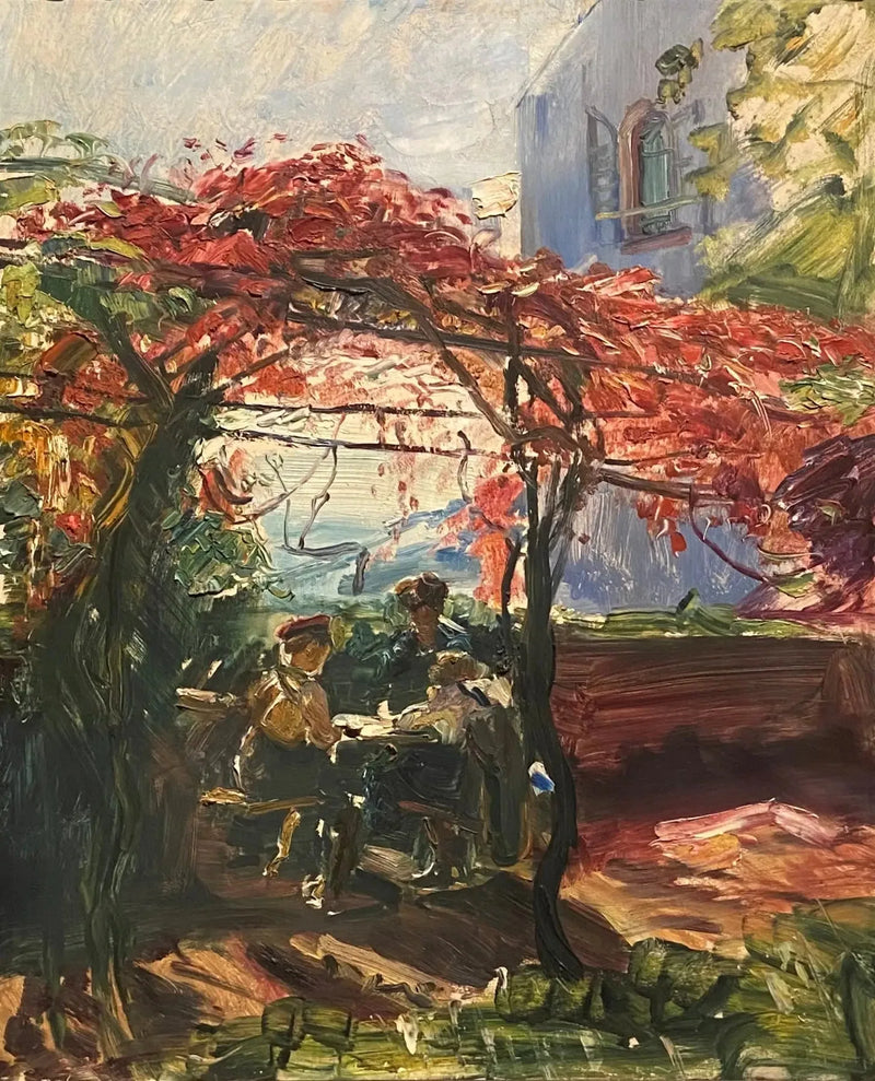 Pérgola de enredadera en Neukastel - Max Slevogt