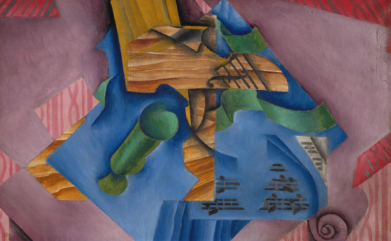 Violín y vaso - Juan Gris