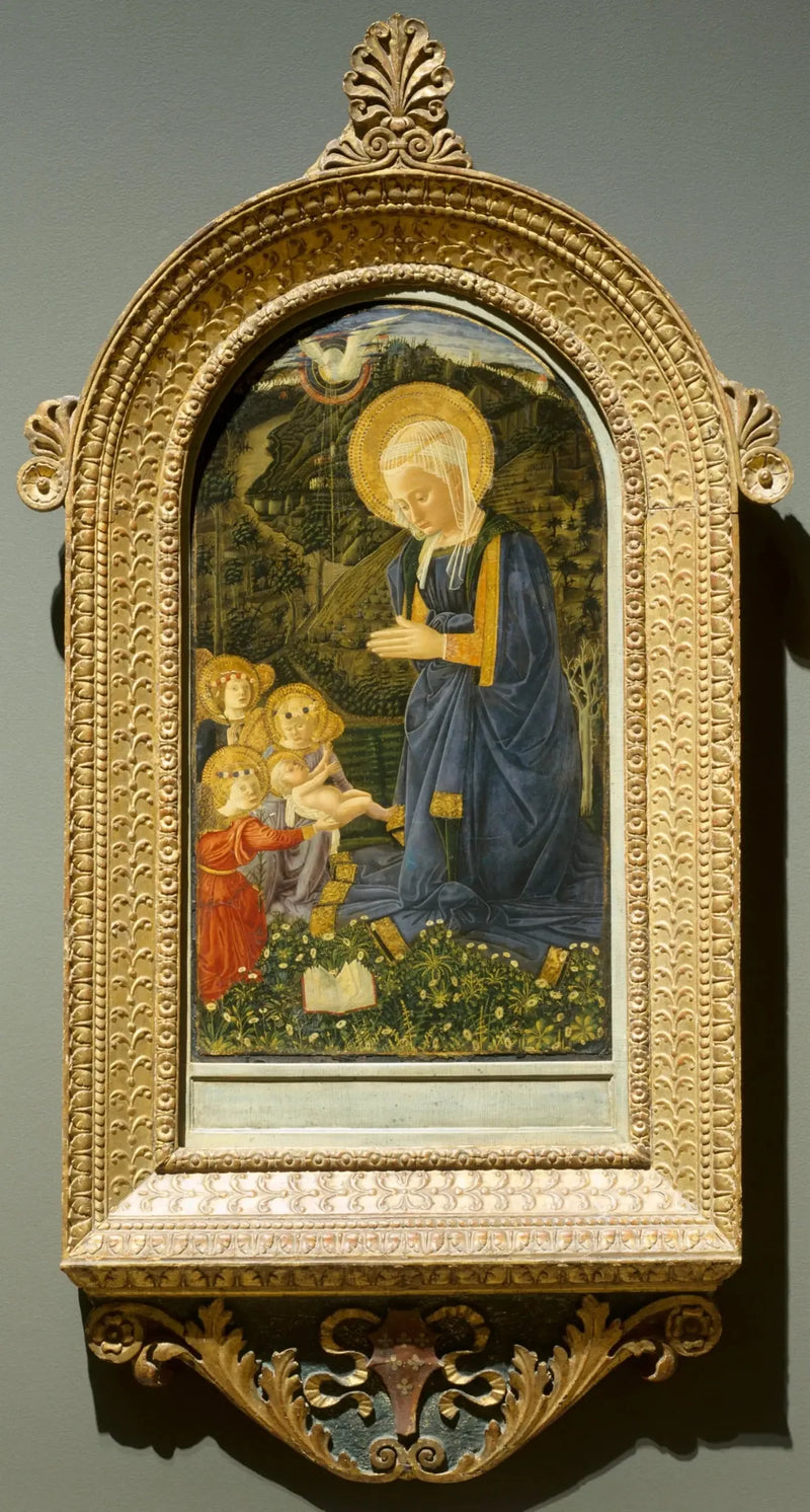 Virgen y Niño con Ángeles - Fra Filippo Lippi
