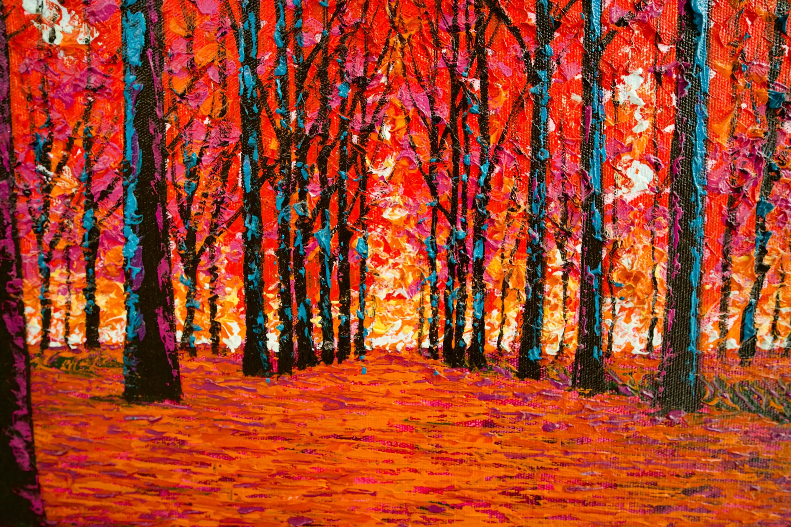 Visage d’Automne | 150 x 100 cm Reproductions de tableaux à la peinture à l’huile