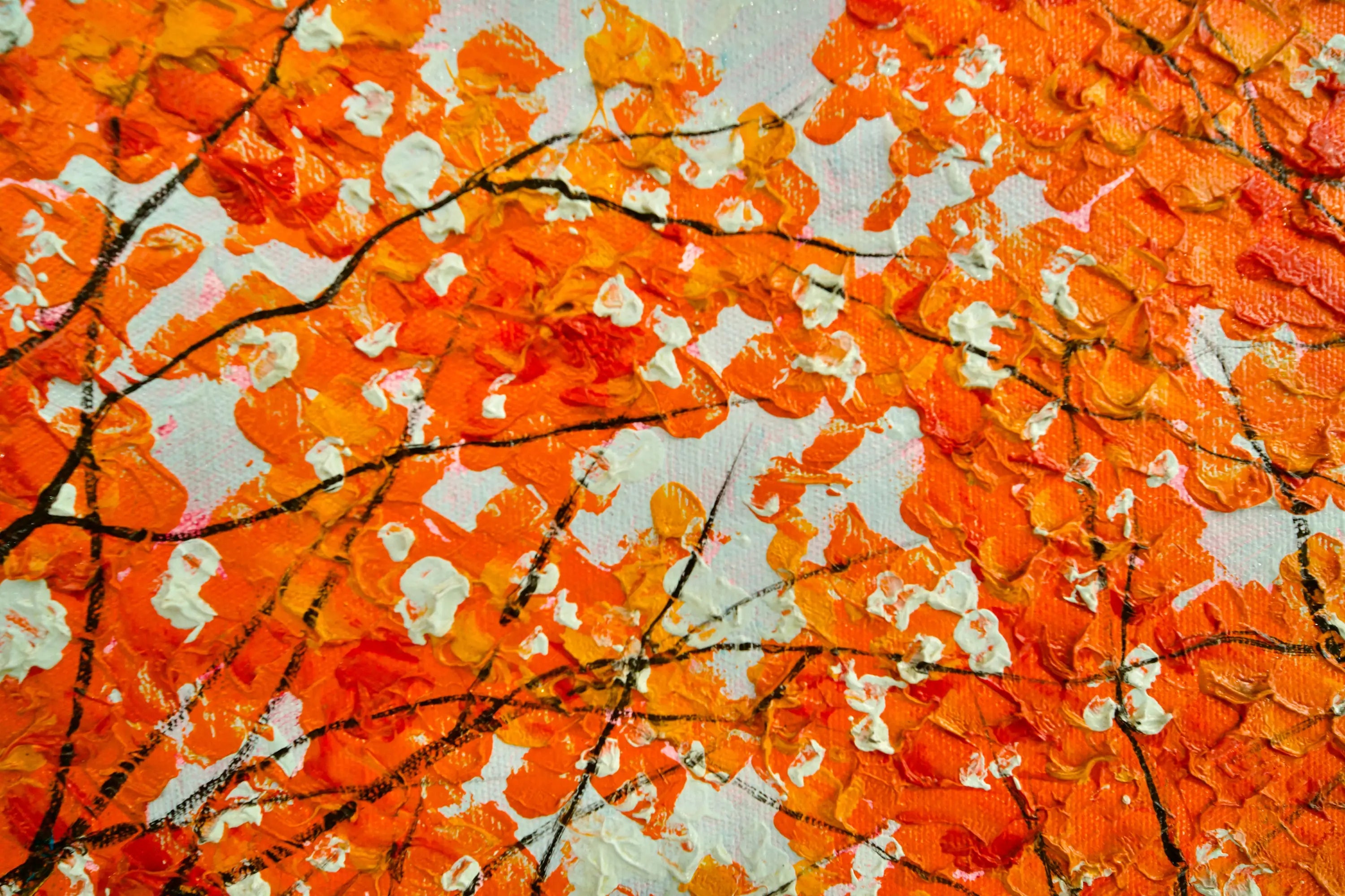 Visage d’Automne | 150 x 100 cm Reproductions de tableaux à la peinture à l’huile