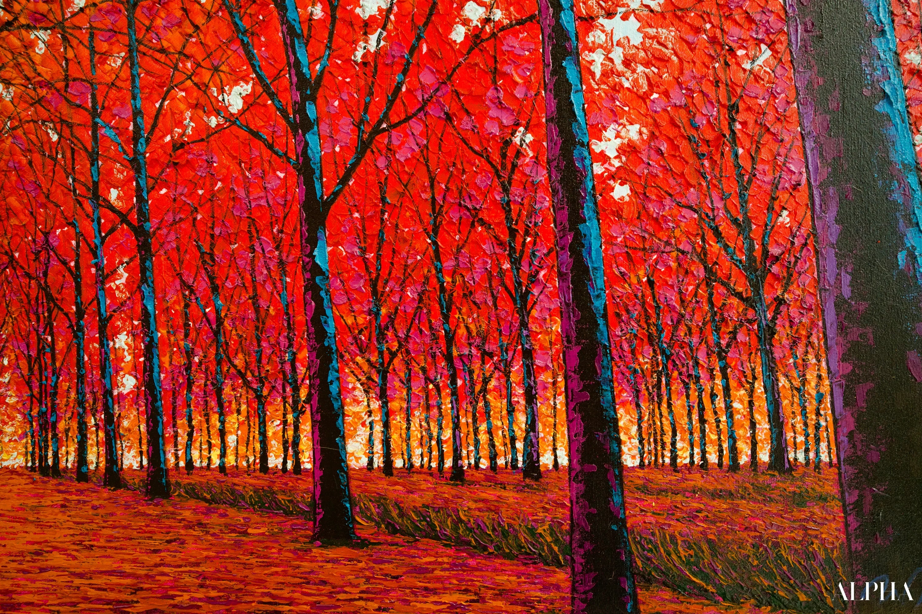 Visage d’Automne | 150 x 100 cm Reproductions de tableaux à la peinture à l’huile