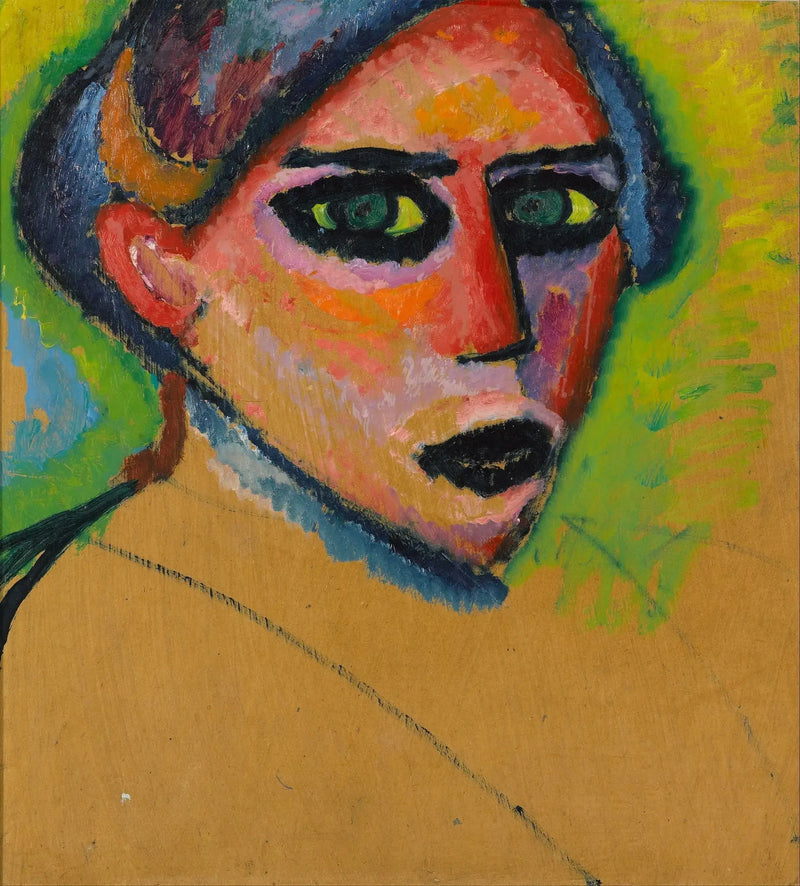 rostro de mujer - Alexej von Jawlensky