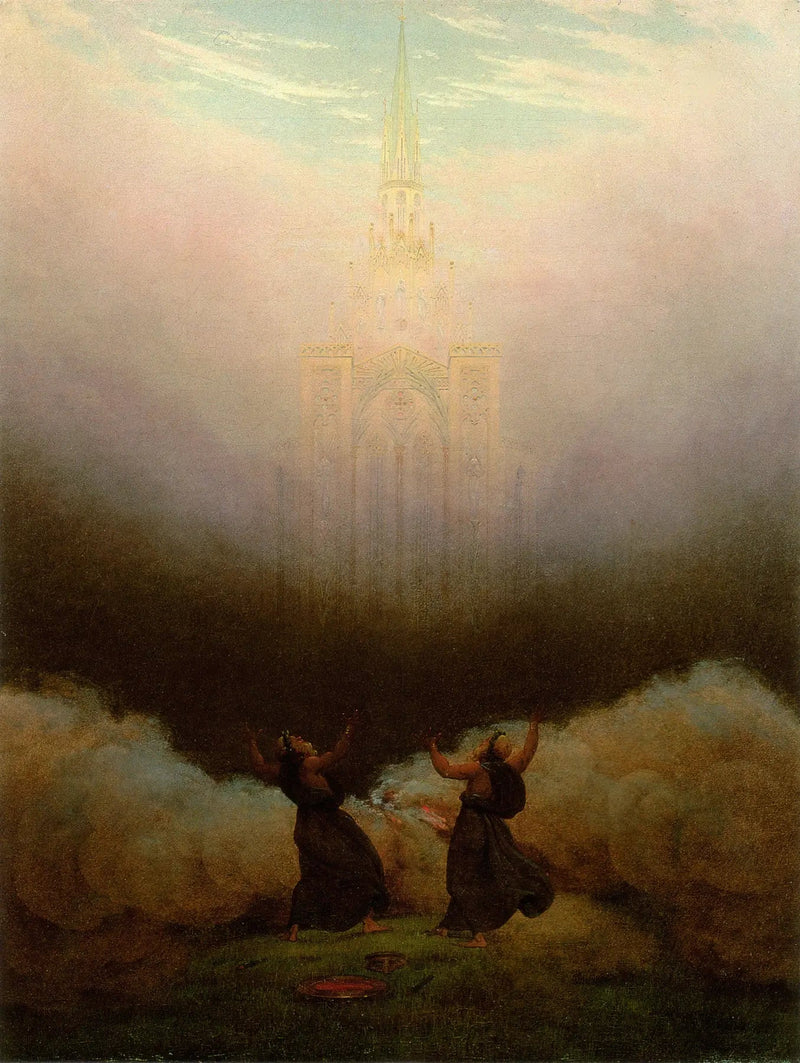 Visión de la Iglesia cristiana - Caspar David Friedrich