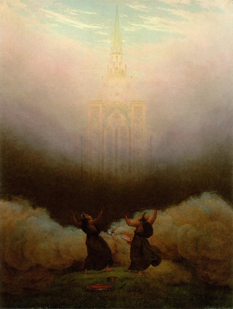 Visión de la Iglesia cristiana - Caspar David Friedrich