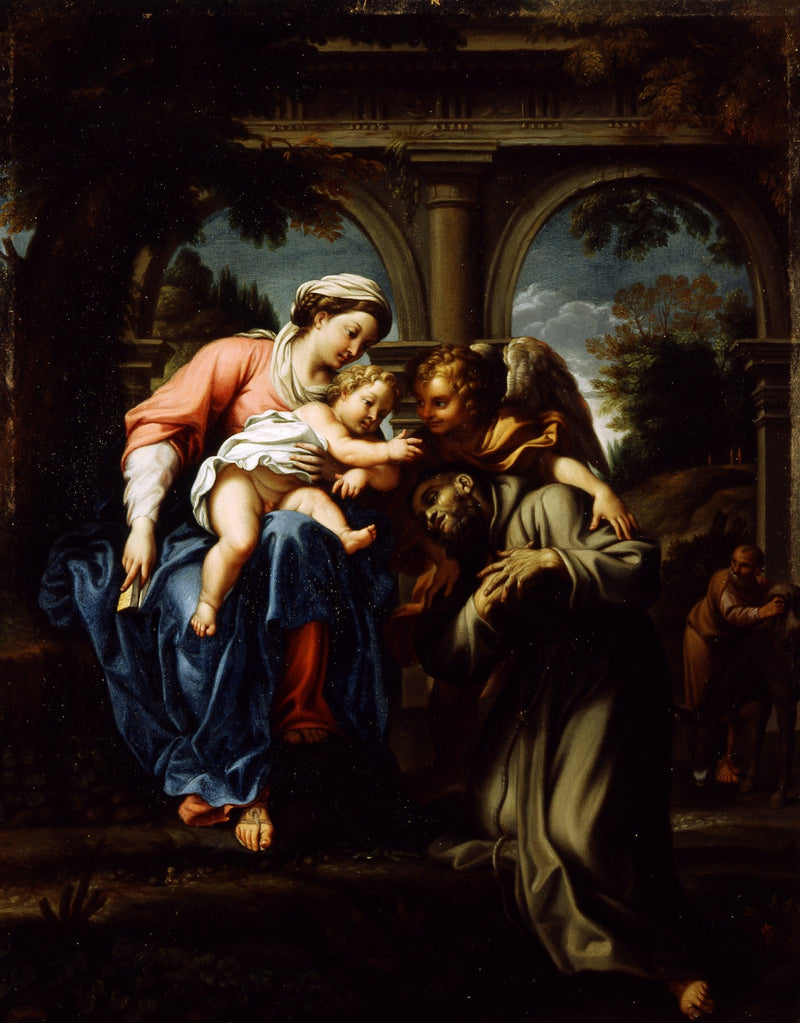 Visión de San Francisco - Annibale Carracci