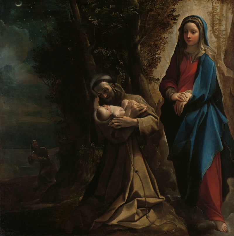 Visión de san Francisco de Asís - Ludovico Carracci