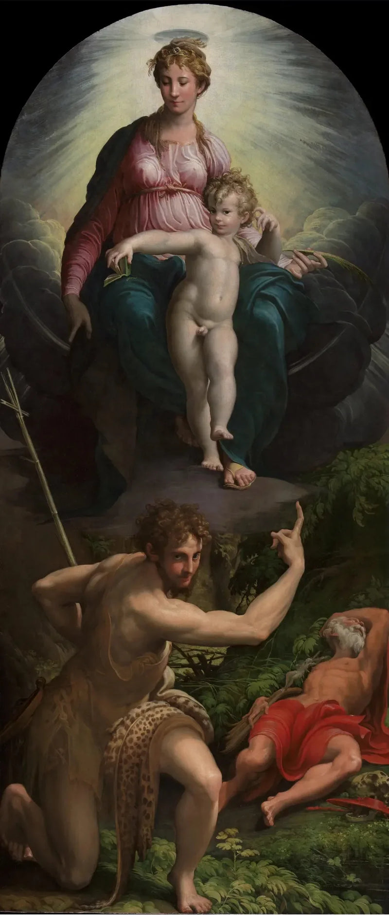 Visión de san Jerónimo - Parmigianino