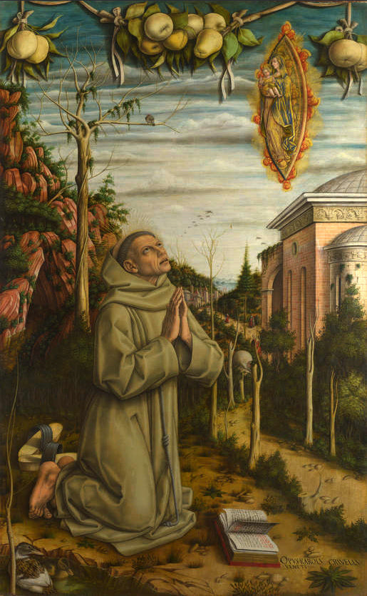 Vista del bienaventurado Gabriele Ferretti - Carlo Crivelli