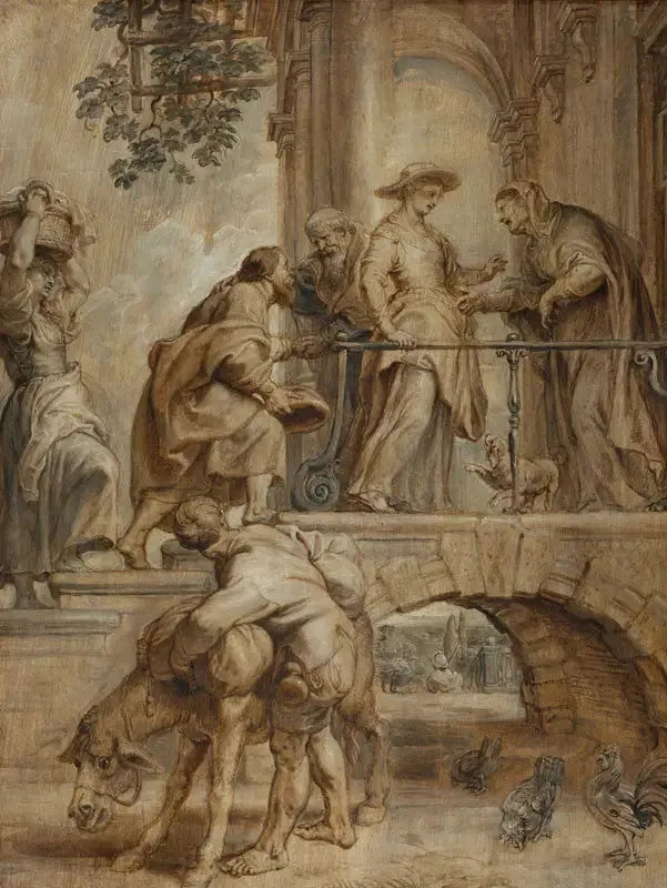 Visita de la Virgen María - Peter Paul Rubens