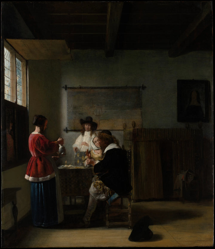 La visita - Pieter de Hooch