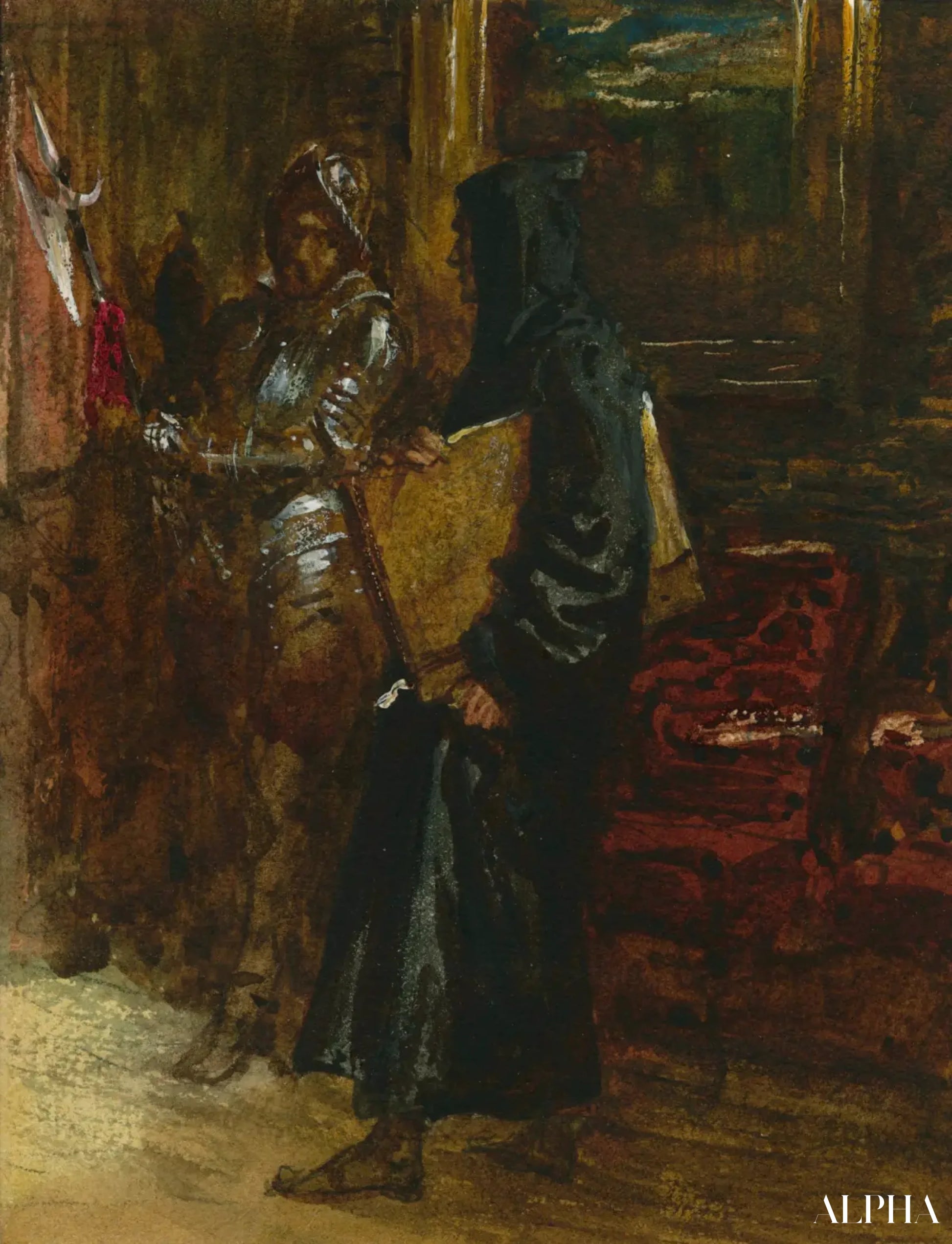 Voie sans issue! - Sir Francis Dicksee Reproductions de tableaux à la peinture à l’huile