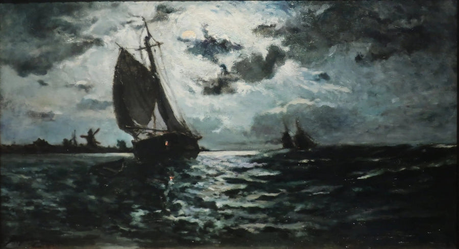 Velero a la luz de la luna - Paul Gauguin