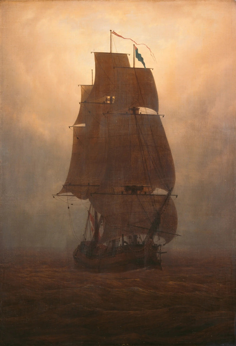 Velero - Caspar David Friedrich