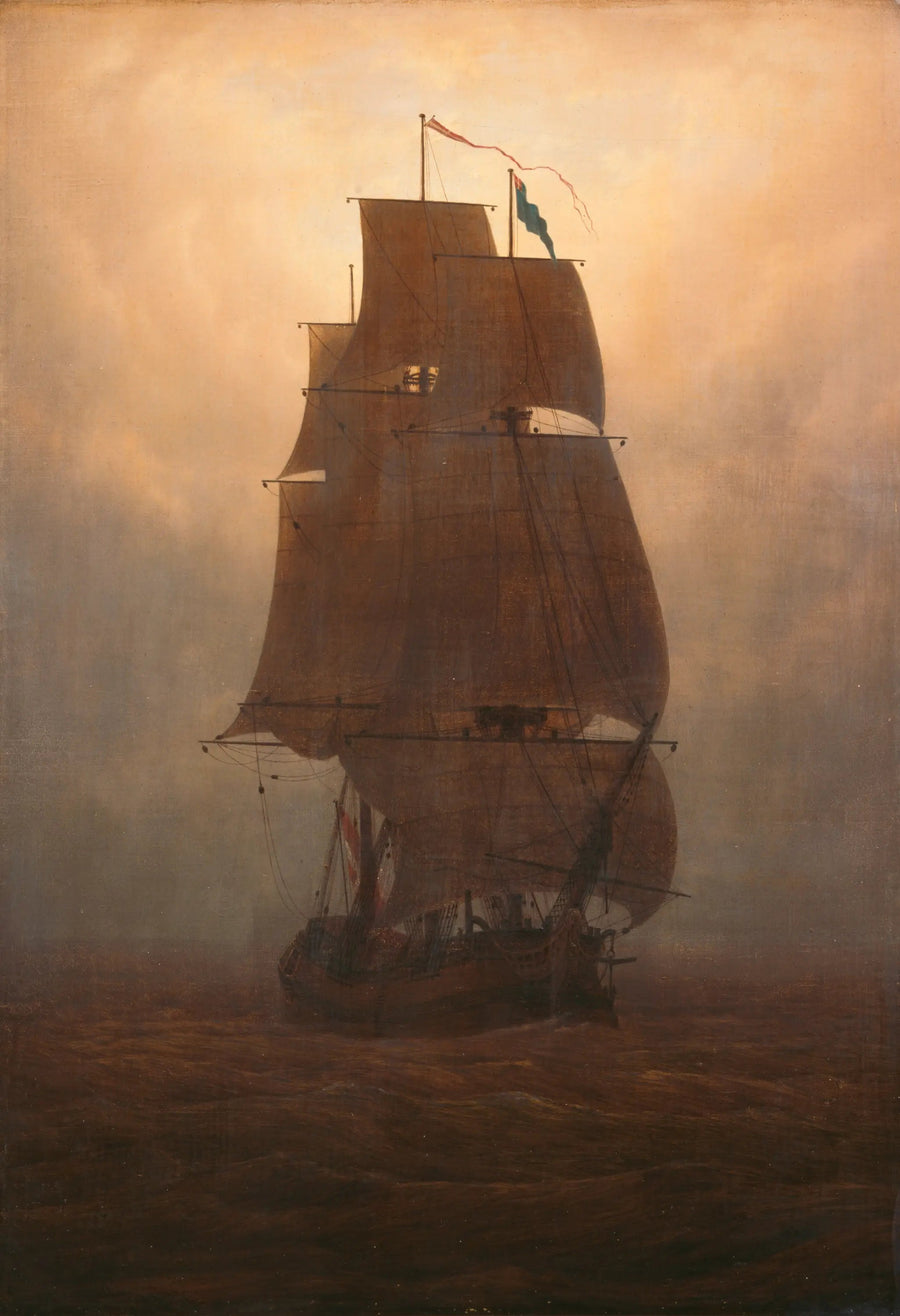 Velero - Caspar David Friedrich
