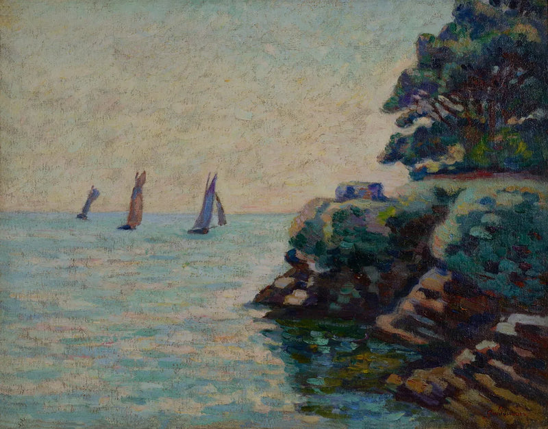 Veleros en Saint Palais sur Mer - Armand Guillaumin