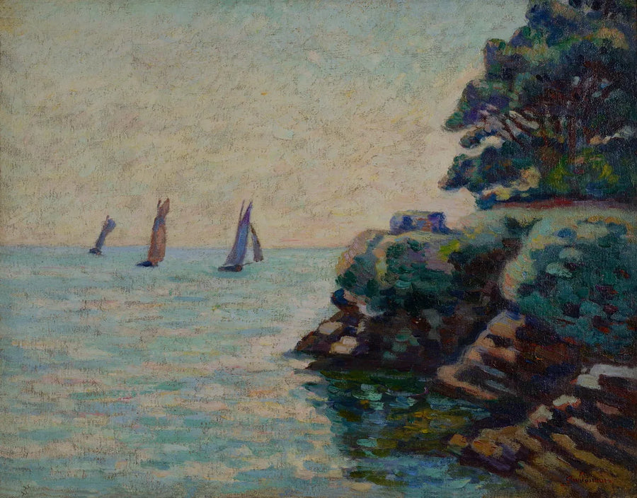 Veleros en Saint Palais sur Mer - Armand Guillaumin
